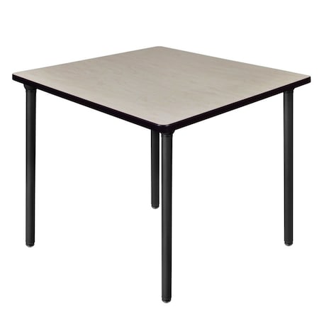 Regency Kee Folding Tables, 42 W, 42 L, 29 H, Wood, Metal Top, Maple TBF4242PLBK